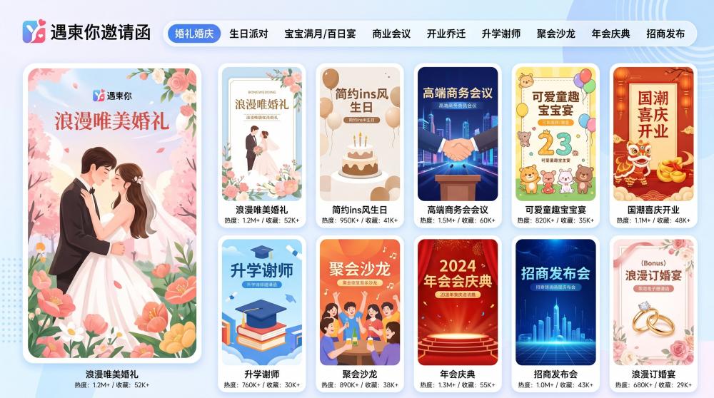 企业全场景电子请柬攻略｜一键制作，小白也能5分钟出片，高效不踩坑